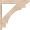 Ekena Millwork Merced Slat Smooth Outlooker, Douglas Fir, 5 1/2"W x 30"D x 30"H OUT06X30X30MRC06SDF - alternate 3